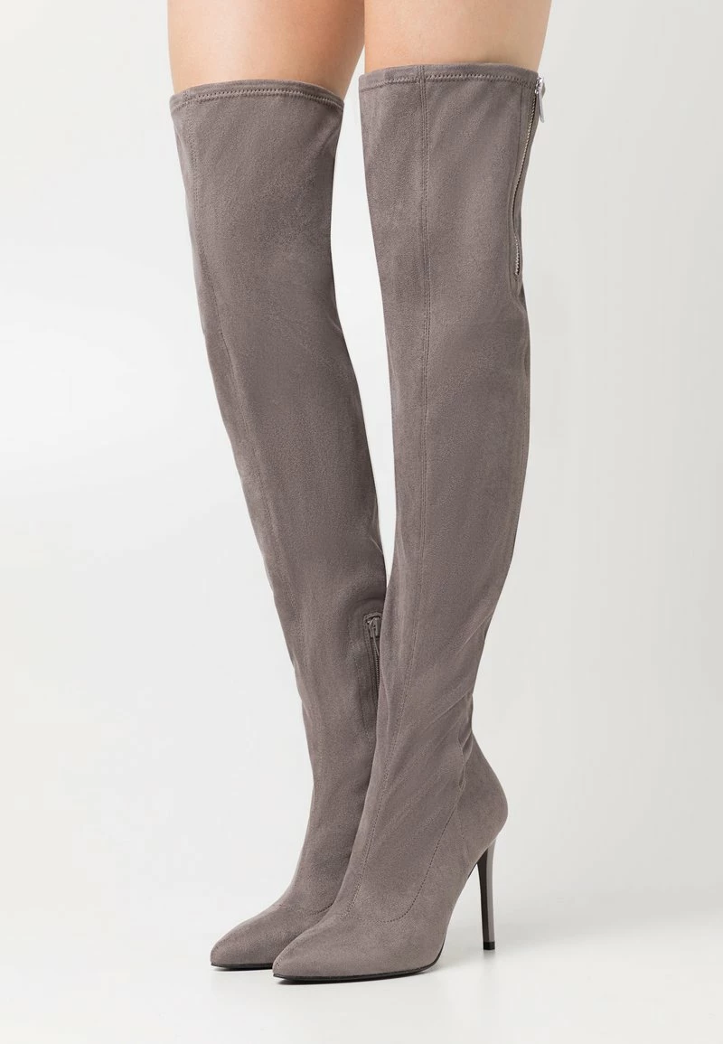 Even&Odd Damen High Heel Stiefel - Grey 3 Even&Odd Damen High Heel Stiefel - Grey