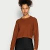 Even&Odd Damen CREWNECK JUMPER - Strickpullover - Brown -Even&Odd Verkäufe 2c1ae63292364aaaa7734f15702967ef