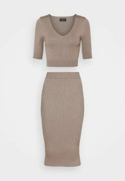 Even&Odd Damen STRICK KNITWEAR SET - Bleistiftrock - Taupe -Even&Odd Verkäufe 2cc20e37c13e472eadbcb1d68700207d