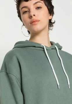 Even&Odd Damen OVERSIZED HOODIE CONTRAST CORD - Kapuzenpullover - Dark Green -Even&Odd Verkäufe 2cd4baec69b7456c9c0c353fa5c08cab