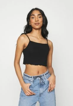 Even&Odd Damen 2 PACK - Top - Black/green -Even&Odd Verkäufe 2d6f3c39599c48d4bd6c0ef9ccf15bbd