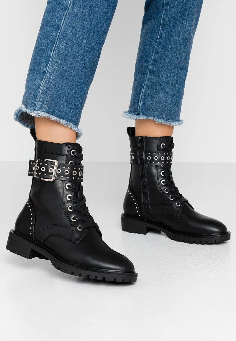 Even&Odd Damen Cowboy-/Bikerstiefelette - Black 3 Even&Odd Damen Cowboy-/Bikerstiefelette - Black