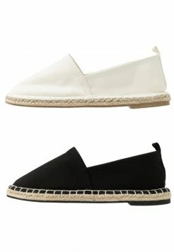 Even&Odd Damen 2 PACK - Espadrille - Black/white -Even&Odd Verkäufe 3092cb8fd48e46659ce1c79a41d5f828