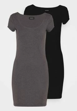 Even&Odd Damen 2 PACK - Jerseykleid - Black/mottled Grey 14 Even&Odd Damen 2 PACK - Jerseykleid - Black/mottled Grey -Even&Odd Verkäufe 3133cbb312b041ba8a50eee456b0d3f6