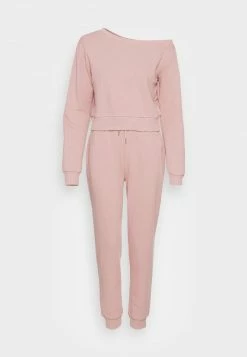 Even&Odd Damen Off Shoulder&Jogger Set - Sweatshirt - Pink -Even&Odd Verkäufe 318f57cbf862452695f7ff0f45c9d76e