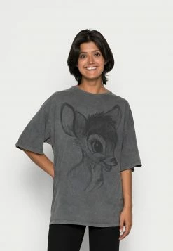 Even&Odd Damen T-Shirt Print - Black