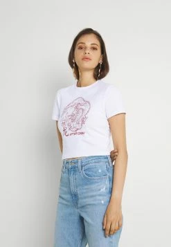 Even&Odd T-Shirt Print - White | Damen