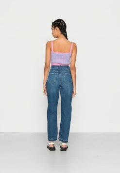 Even&Odd Damen Jeans Straight Leg - Blue Denim -Even&Odd Verkäufe 3384ea6554b34862bb387a993a9df9a9