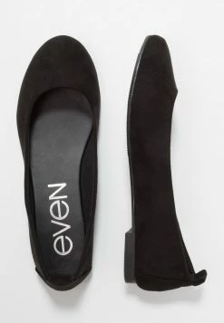 Even&Odd Damen Klassischer Ballerina - Black -Even&Odd Verkäufe 340ad07838f24528b052b93c102f3445