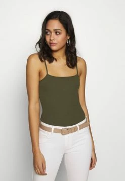 Even&Odd Damen 2 PACK - Top - Black/khaki -Even&Odd Verkäufe 34c329939da74df3880f29e34b30ae45