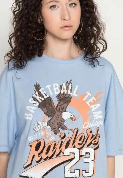 Even&Odd Damen T-Shirt Print - Blue -Even&Odd Verkäufe 3796e8093b274d30bbc23569c67a5a33