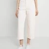 Even&Odd Wide Leg Cropped Jeans - Jeans Straight Leg - White | Damen -Even&Odd Verkäufe 379712702a7845fcb618a70c43ffe60b