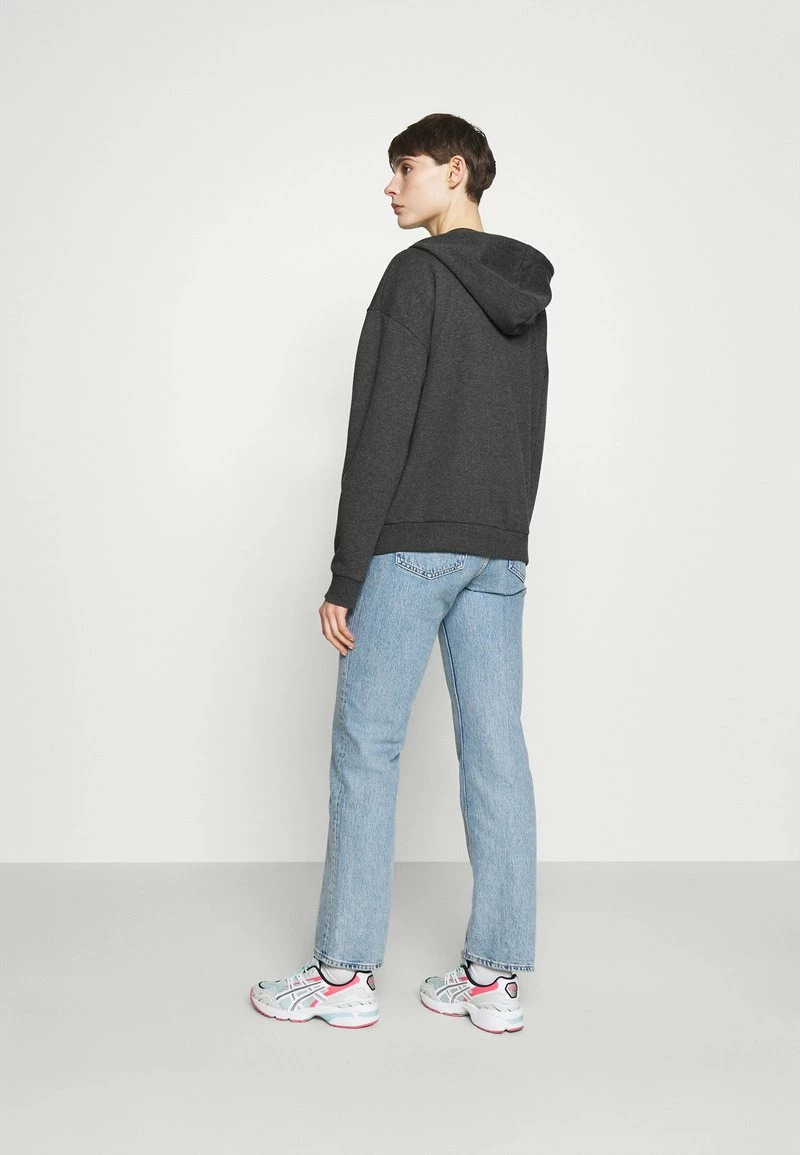 Even&Odd Damen OVERSIZED HOODED ZIP JACKET - Sweatjacke - Mottled Dark Grey 5 Even&Odd Damen OVERSIZED HOODED ZIP JACKET - Sweatjacke - Mottled Dark Grey – Bild 3
