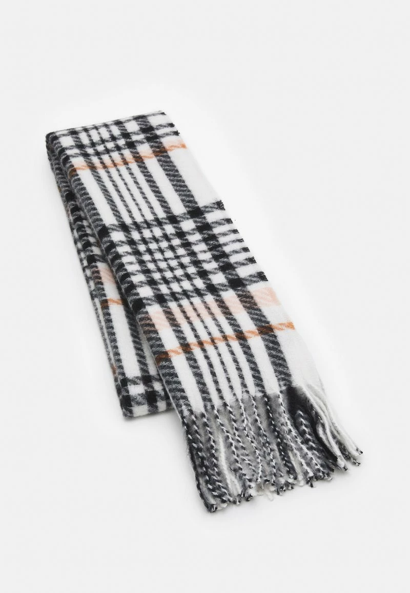 Even&Odd Damen Schal - Off White/ Black/pink 3 Even&Odd Damen Schal - Off White/ Black/pink