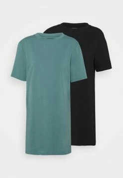 Even&Odd Damen 2 PACK - Jerseykleid - Black/light Blue -Even&Odd Verkäufe 3a5d55a3659b46bc853bc09278f11816