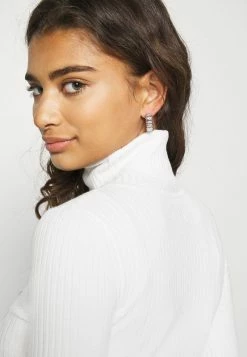 Even&Odd Damen BASIC TURTLE NECK - Strickpullover - White -Even&Odd Verkäufe 3a6b886338e14ea1bf9b57df4cf09537