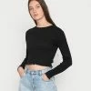 Even&Odd Damen Langarmshirt - Black -Even&Odd Verkäufe 3acc7913354c42ad9720ce6fb22876b5