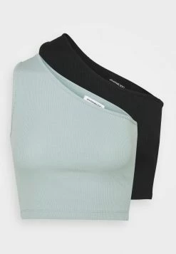 Even&Odd 2 PACK - Top - Black/green | Damen -Even&Odd Verkäufe 3b643e9df8e54210bccea3e2e273077d
