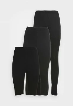 Even&Odd Damen 3 PACK - Leggings - Hosen - Black -Even&Odd Verkäufe 3cb460587cfd4585ae3ac93685fd3549