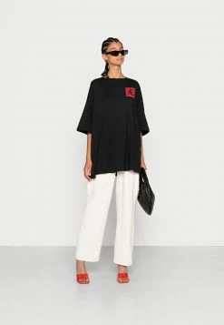 Even&Odd Damen T-Shirt Print - Black -Even&Odd Verkäufe 3d07b9f8babb401aac8395d8bb5075bf