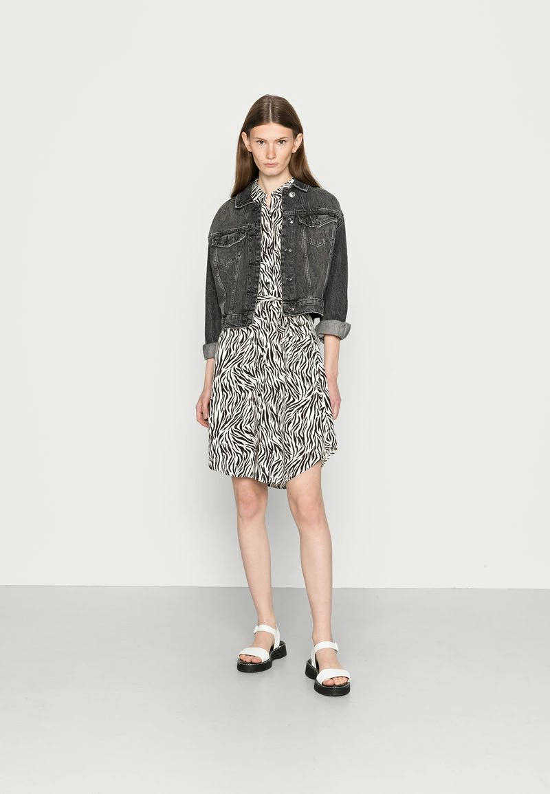 Even&Odd Damen Blusenkleid - Black/white 4 Even&Odd Damen Blusenkleid - Black/white – Bild 2