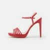 Even&Odd Damen LEATHER - High Heel Sandalette - Red -Even&Odd Verkäufe 4058cc63759c4a9e9d9c1ecc7188a7a6