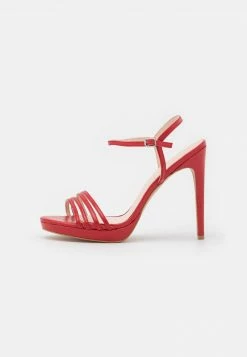 Even&Odd Damen LEATHER - High Heel Sandalette - Red