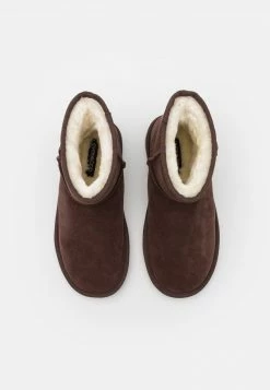 Even&Odd Damen LEATHER WINTER BOOTIES - Stiefelette - Dark Brown -Even&Odd Verkäufe 40ed8eb9834e4ec7a55225ccbd822f4c