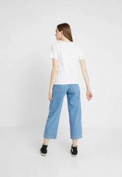 Even&Odd Damen T-Shirt Print - White -Even&Odd Verkäufe 417b1af79414426f99863225a39388c8