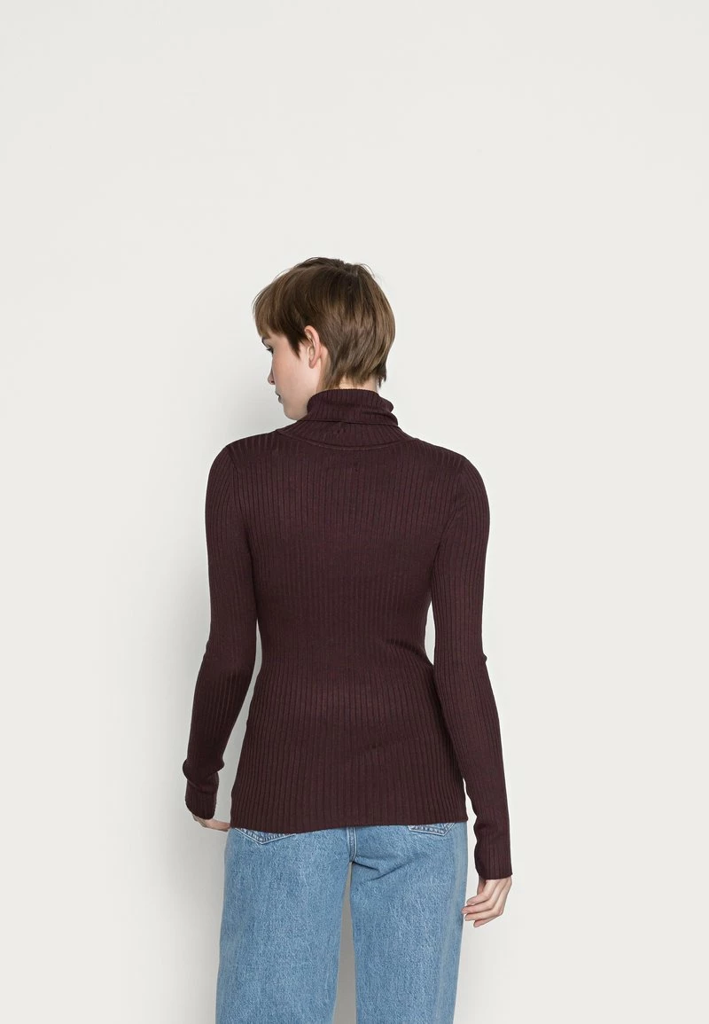 Even&Odd Damen BASIC TURTLE NECK - Strickpullover - Brown 5 Even&Odd Damen BASIC TURTLE NECK - Strickpullover - Brown – Bild 3