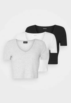 Even&Odd Damen 3 PACK - T-Shirt Basic - Black -Even&Odd Verkäufe 4445540ae6b046d8b84fdf81090d577f