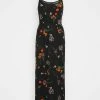Even&Odd Damen Maxikleid - Black/multicolor -Even&Odd Verkäufe 44775ccdb7f142a9a5f6b814c053a3aa