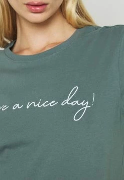 Even&Odd Damen T-Shirt Print - Green -Even&Odd Verkäufe 460654fd47434b27b2f147a99a352012