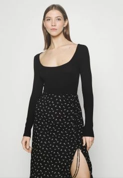 Even&Odd Damen 2 PACK - Langarmshirt - Black/white -Even&Odd Verkäufe 464153080ebd4367a8998ece981a780f