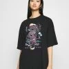 Even&Odd Damen T-Shirt Print - Black -Even&Odd Verkäufe 46931119508f45a9af7932d49bd816e7