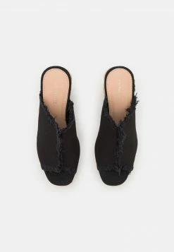 Even&Odd Damen Pantolette Hoch - Black -Even&Odd Verkäufe 4712ae23900d451ebe71388ceff3f42e