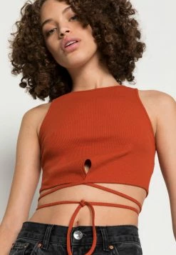 Even&Odd Top - Orange | Damen -Even&Odd Verkäufe 47c5e6db07534958a6b31c9448f03868