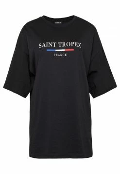 Even&Odd Damen T-Shirt Print - Black -Even&Odd Verkäufe 4893f82a6ac6445c96a4e271deabe152