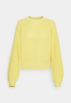 Even&Odd VOLUME SLEEVE JUMPER - Strickpullover - Light Yellow | Damen -Even&Odd Verkäufe 48f7cbfa59b04dd59df7654e501e25d8