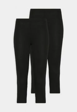 Even&Odd Damen 2 PACK - Leggings - Hosen - Black -Even&Odd Verkäufe 4a130668a4ff429d93e37d4561131505