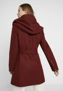Even&Odd Damen Klassischer Mantel - Bordeaux -Even&Odd Verkäufe 4b64fbb2c1404cb78a0c8afe30fb844d