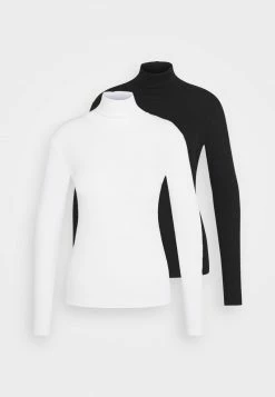 Even&Odd 2 PACK - Langarmshirt - Black/white | Damen -Even&Odd Verkäufe 4c0beeb7608746e68f529d5590ecfd69