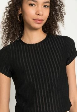 Even&Odd Damen T-Shirt Basic - Black -Even&Odd Verkäufe 4de593ccabae46f3b46290b222e17fdd