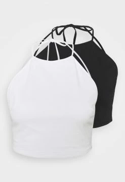 Even&Odd Damen 2 PACK - Top - Black/white -Even&Odd Verkäufe 4e725db1929742ce9aba49a9d4ac8913