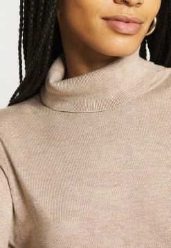 Even&Odd Damen BASIC TURTLE NECK JUMPER - Strickpullover - Sand -Even&Odd Verkäufe 4f915b26542c4bc5a99372a40e3f9a1c