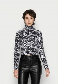 Even&Odd Langarmshirt - Black/white | Damen