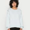 Even&Odd Damen Sweatshirt - Light Blue -Even&Odd Verkäufe 5054135d1d884537a6a4b0d1b363af67