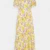 Even&Odd Freizeitkleid - Yellow/purple | Damen