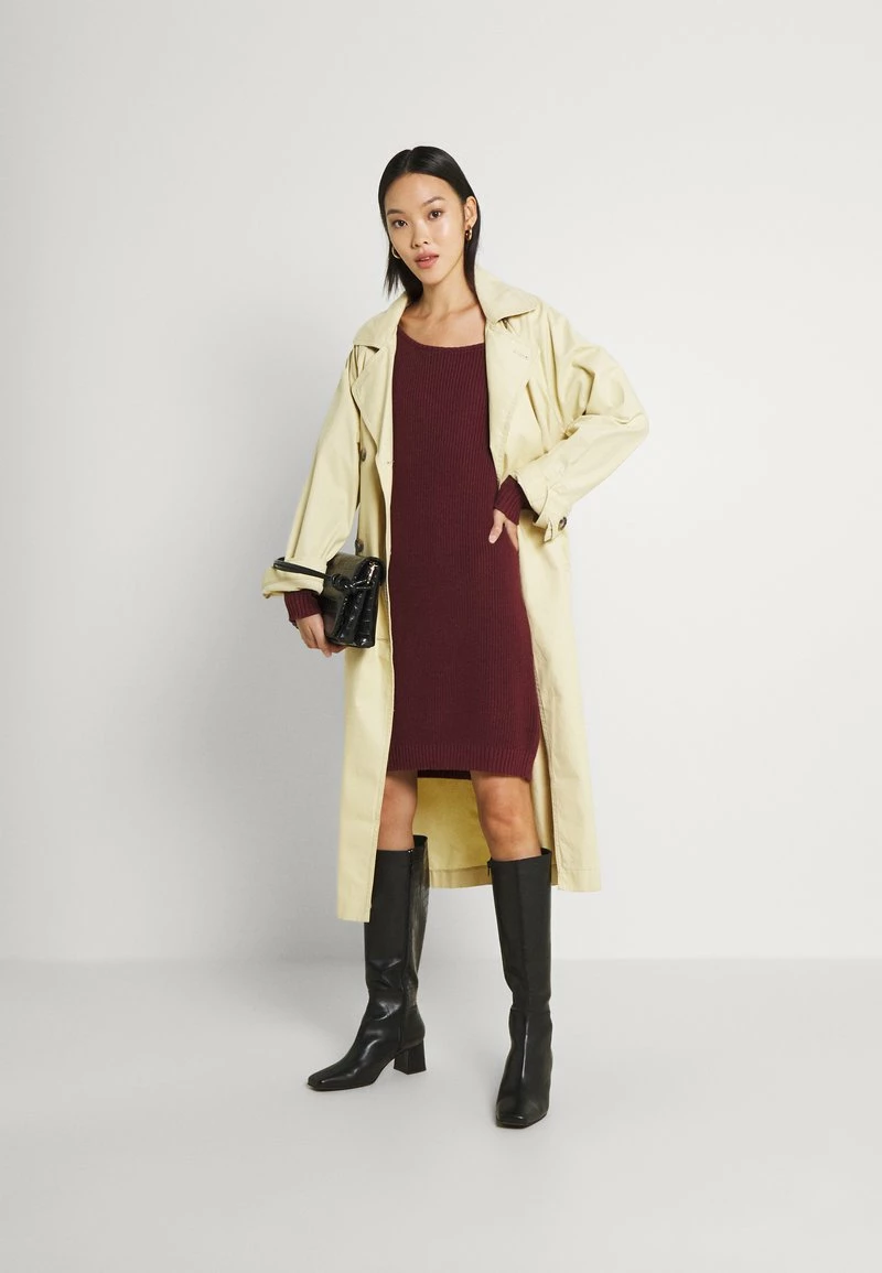 Even&Odd Damen Strickkleid - Bordeaux 4 Even&Odd Damen Strickkleid - Bordeaux – Bild 2