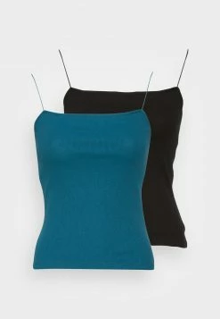 Even&Odd 2 PACK - Top - Black/green | Damen -Even&Odd Verkäufe 51853af377564362bba2ea26f1f39ab6